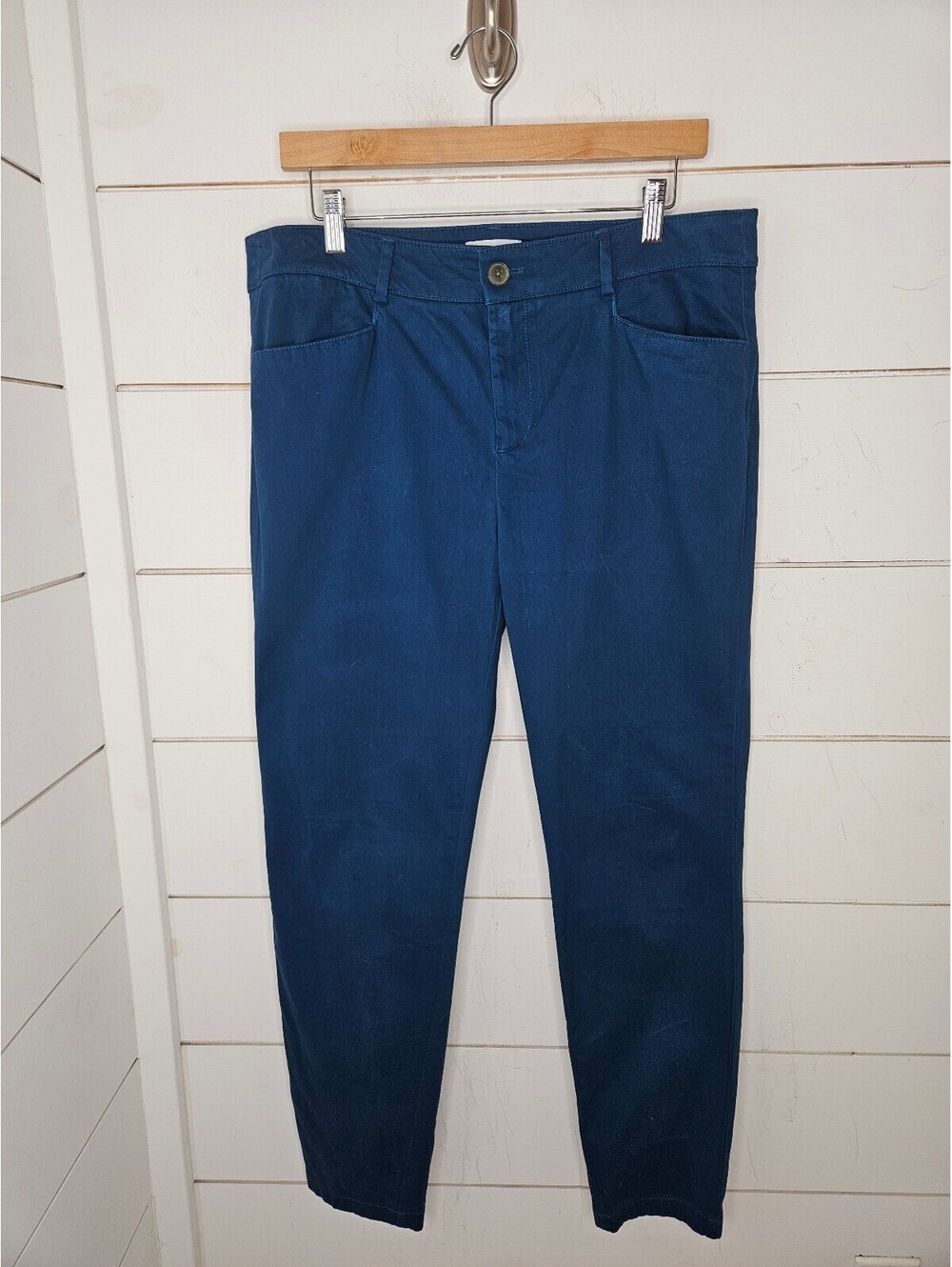 NWOT LOFT by Ann Taylor size 12 greenish blue skinny ankle pants